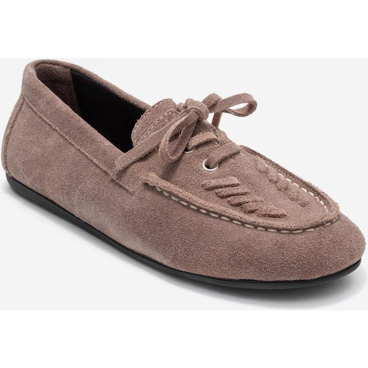 Lorven Leder Schnürung Loafer Damen