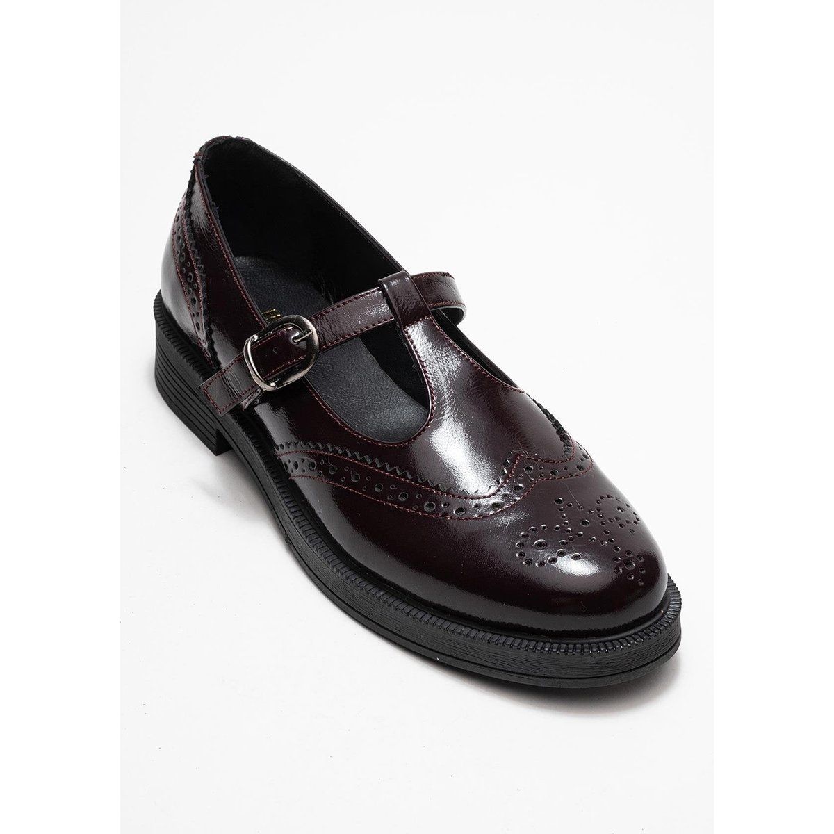 Janney Leder Riemen Loafer