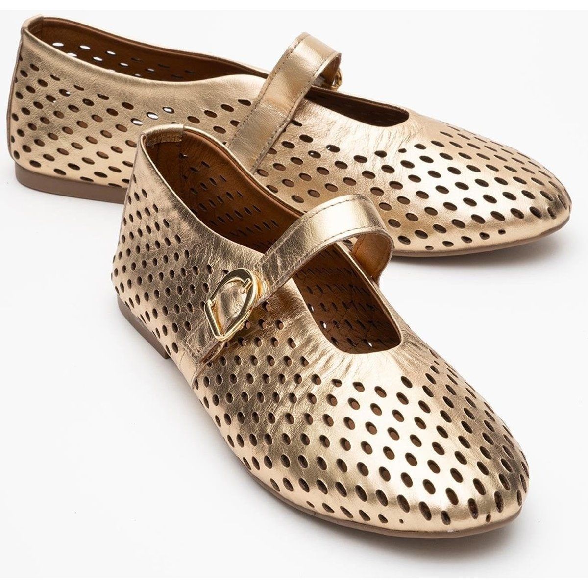 Arian Leder Ballerina Damen