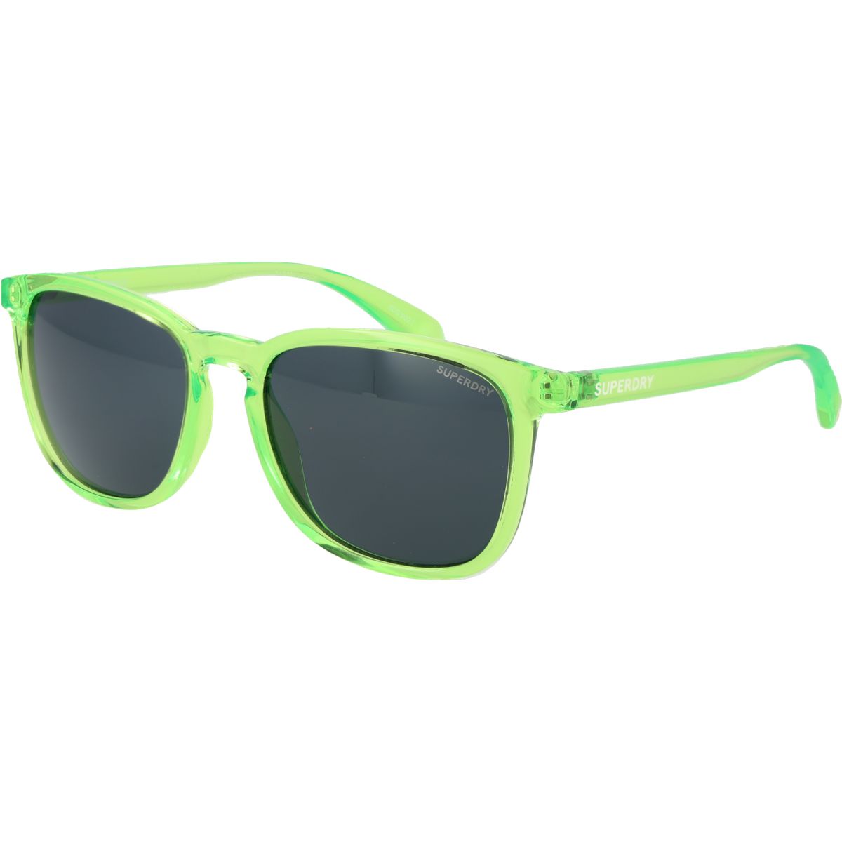 Sonnenbrille mit quadratischem Rahmen und dunklen Gläsern