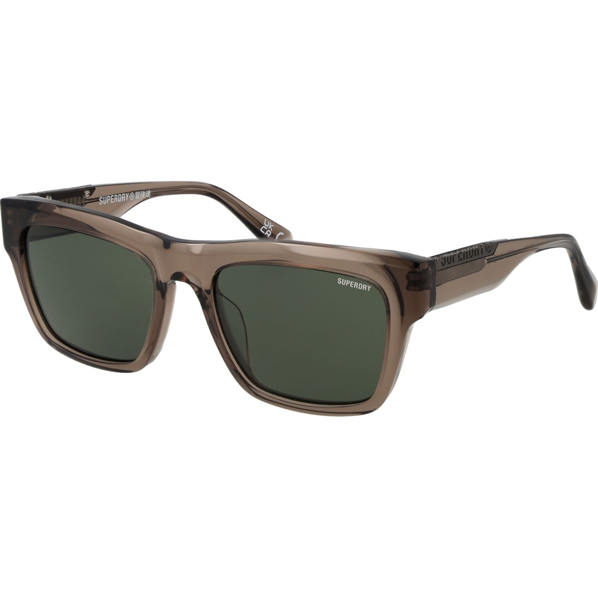 Rechteckige Vollrand Sonnenbrille