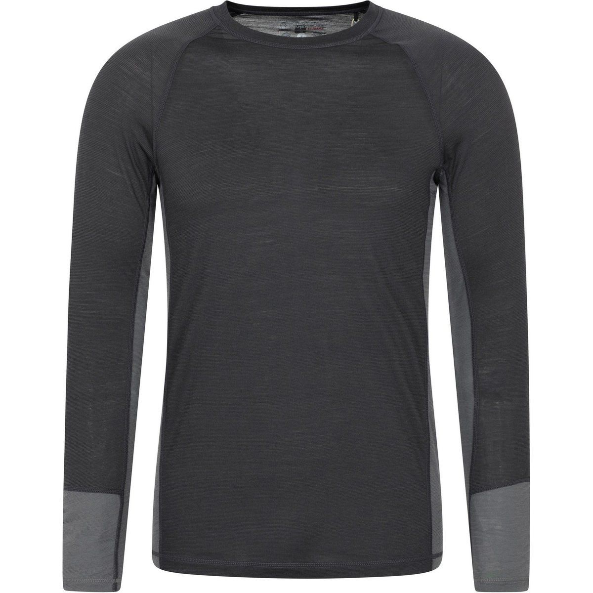 Mountain Warehouse - Base Layer Oberteil für Herren, Langärmlig (Holzkohle)