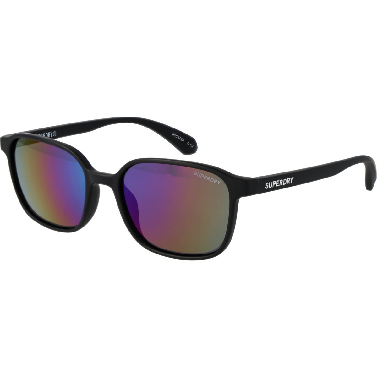 Quadratische Unisex-Sonnenbrille