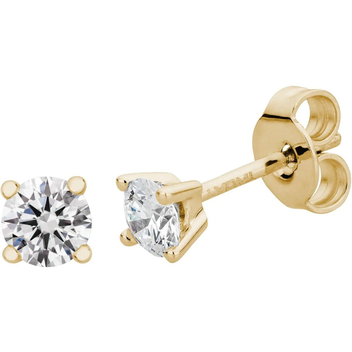 Klassische Brillantschliff Diamant-Ohrstecker