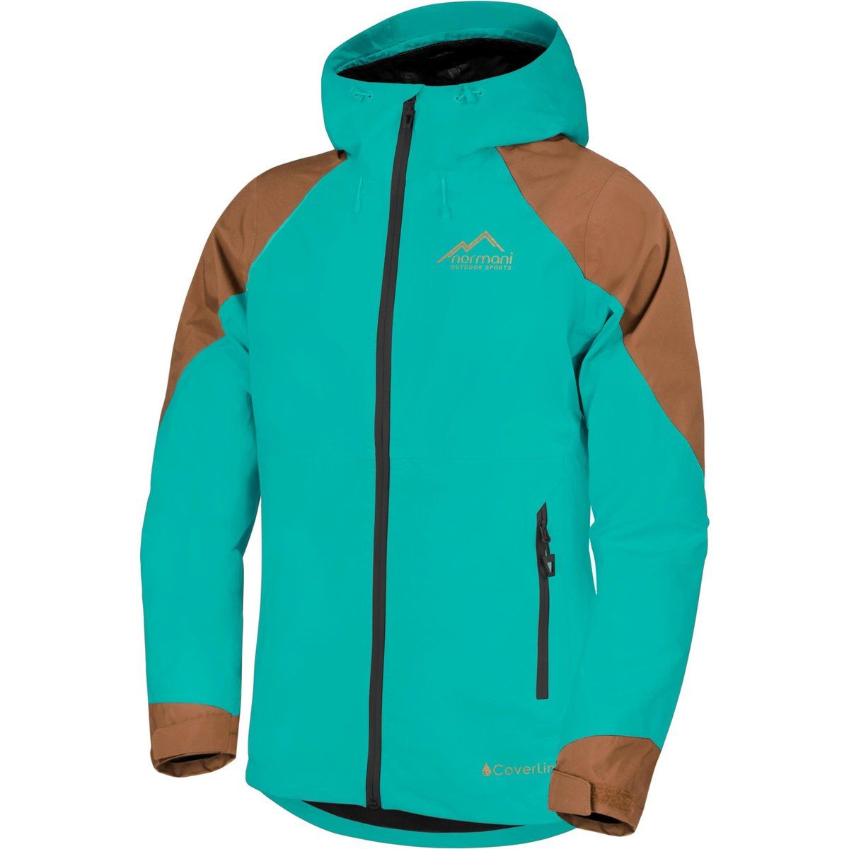 Herren Zweifarbige Wasserdichte Outdoor-Jacke