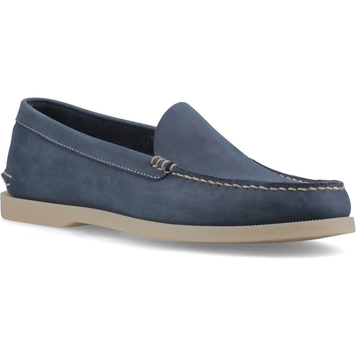 Sperry Authentische Venetiansche Leder Herren Slipper in Marineblau