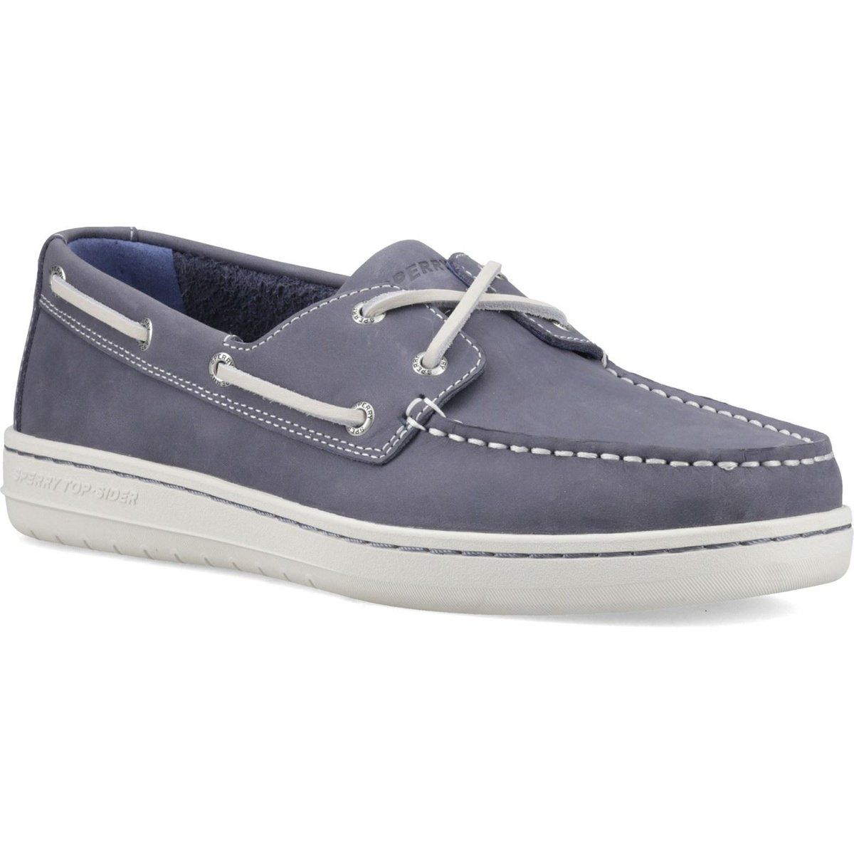 Sperry Strake 2-Augen Boot Leder Herren Marine Bootsschuhe