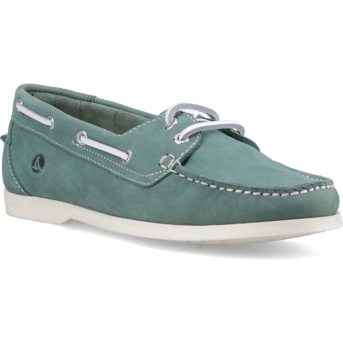 Sperry Balboa 2-Augen Boot Nubuk Damen Grün Bootsschuhe