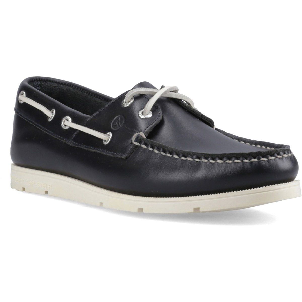 Sperry Oakland 2-Augen Bootsleder Herren Bootsschuhe Navy