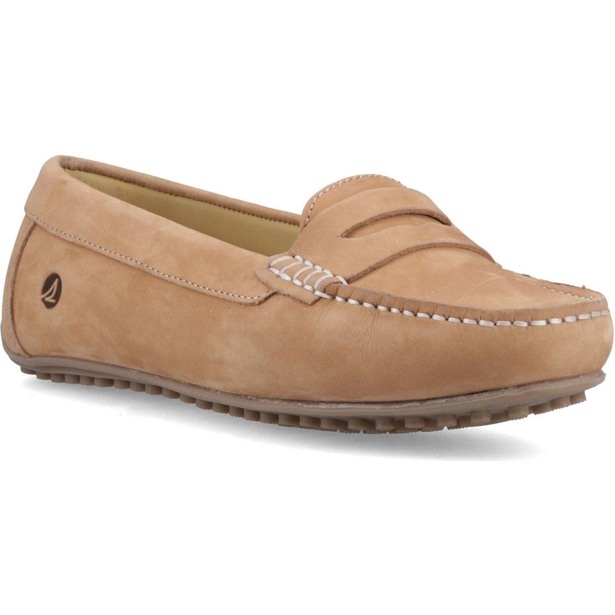 Sperry Tubarao Slip-On Nubuck Damen Mokassins Schuhe in Tan