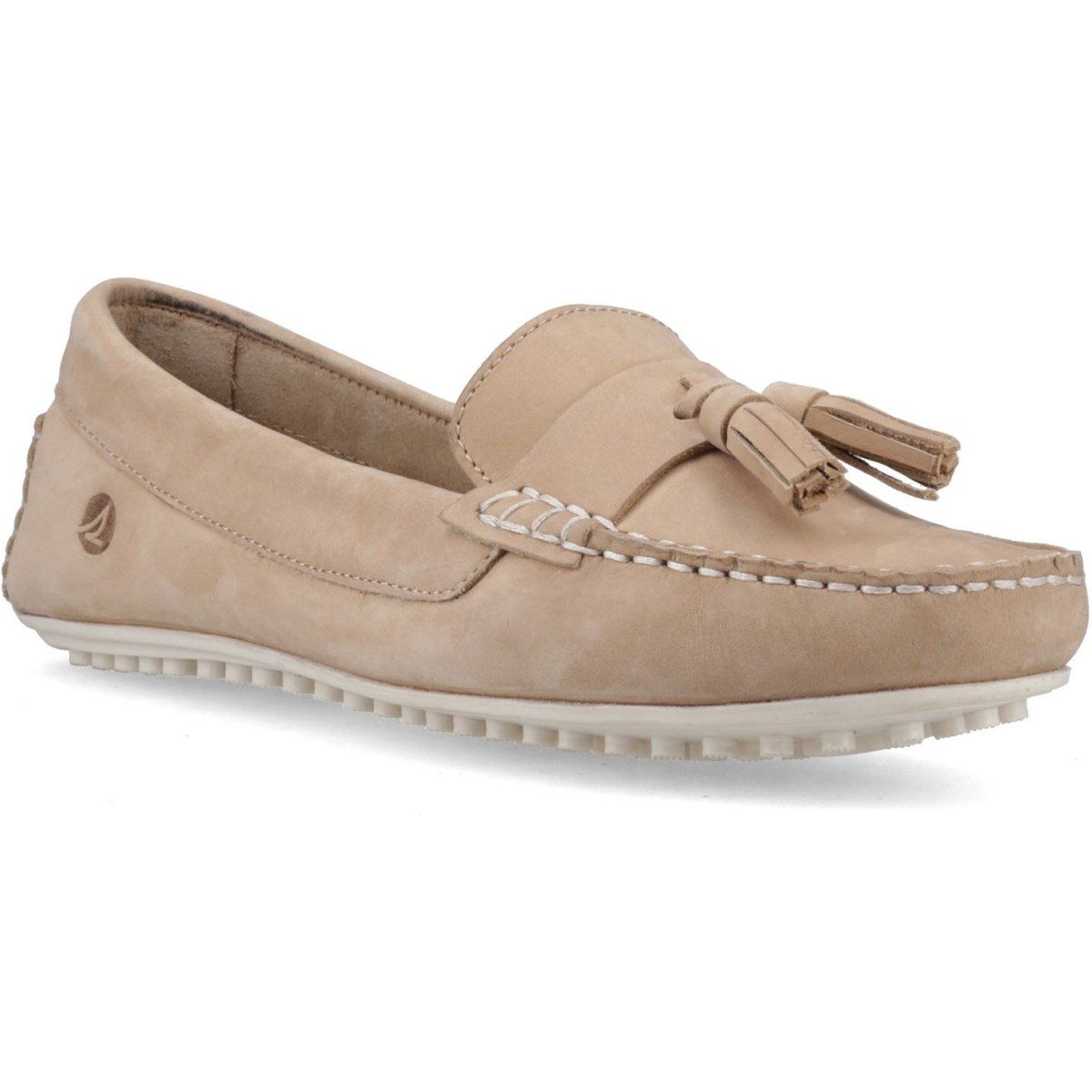 Sperry Salvador Slip-On Nubuk Damen Mokassin Schuhe in Taupe