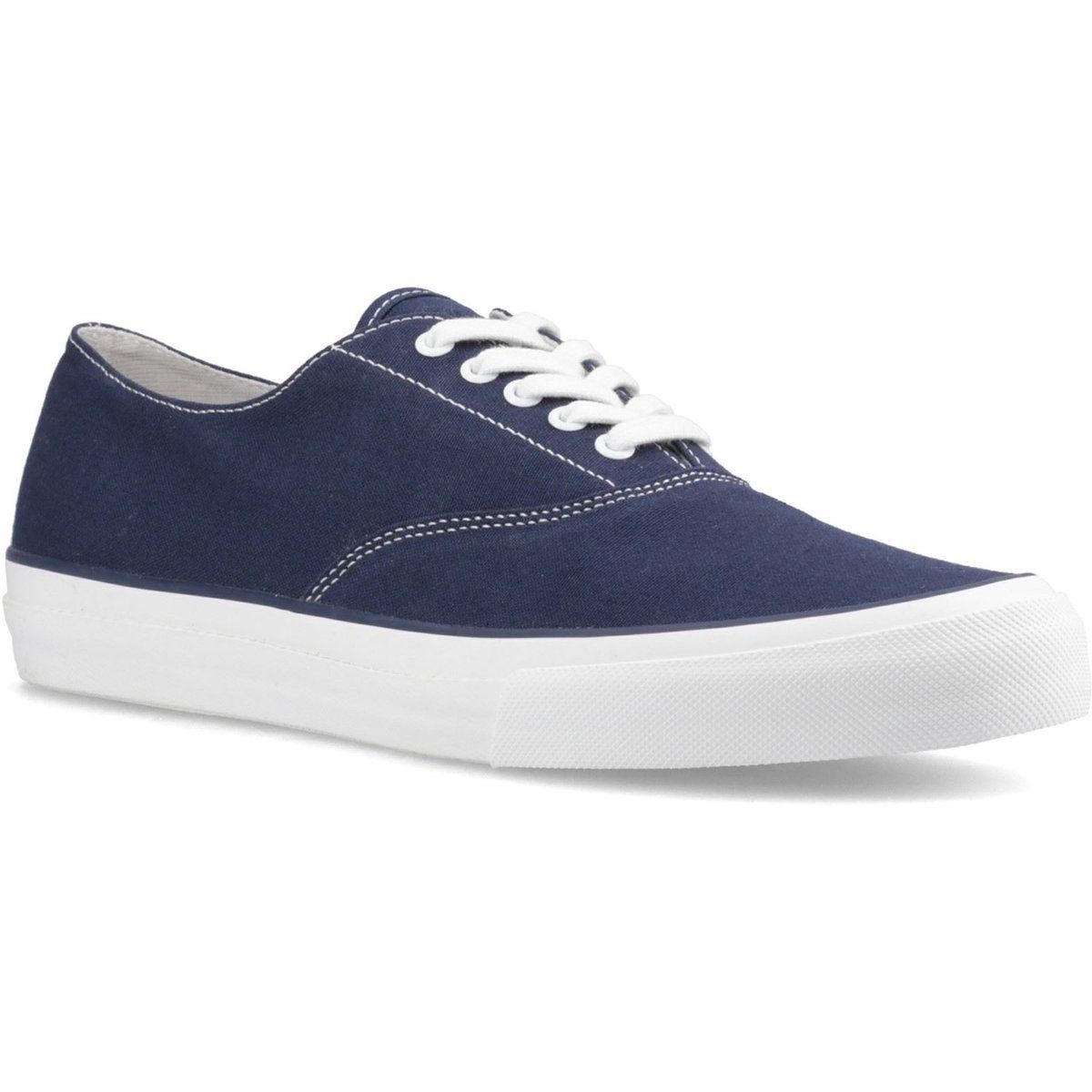 Herren Marineblaue Segeltuch CVO Sneakers