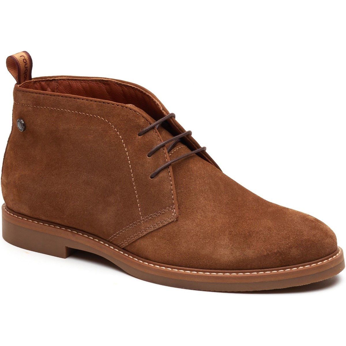 Base London Carlton Chukka-Lederstiefel für Herren in Ingwer-Optik