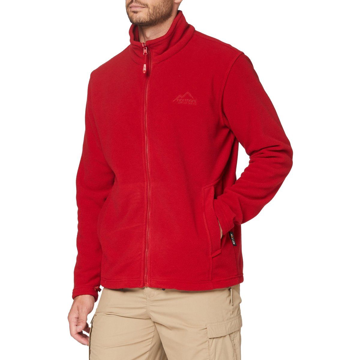 Herren Warme Fleecejacke mit Reißverschluss