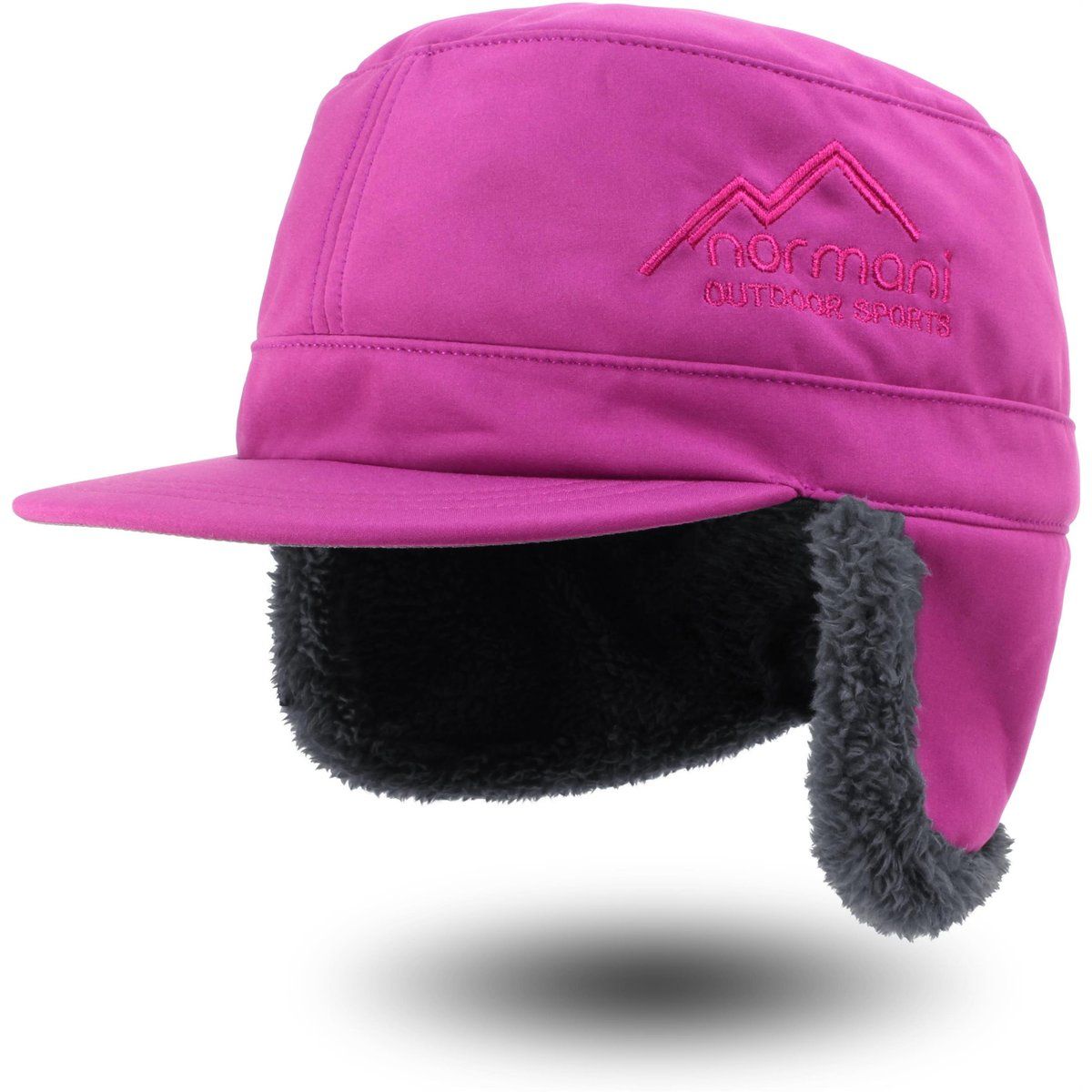 Wintermütze mit Ohrenklappen und Visier