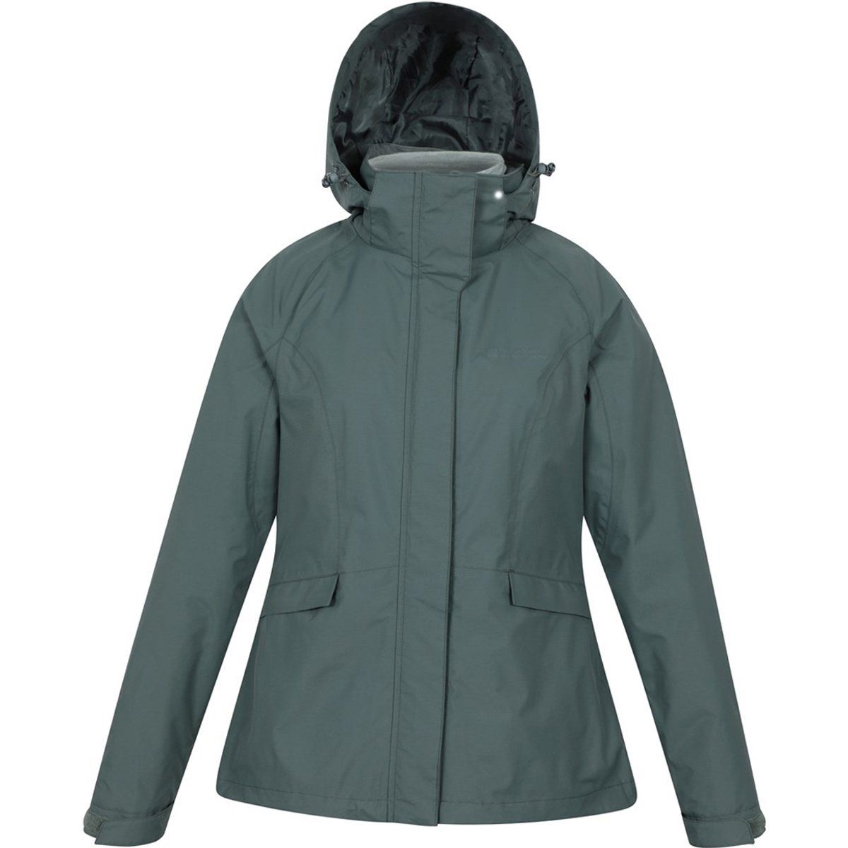 Mountain Warehouse - "Thunderstorm II" Jacke, wasserfest 3 in 1 für Damen (Helles Khaki)