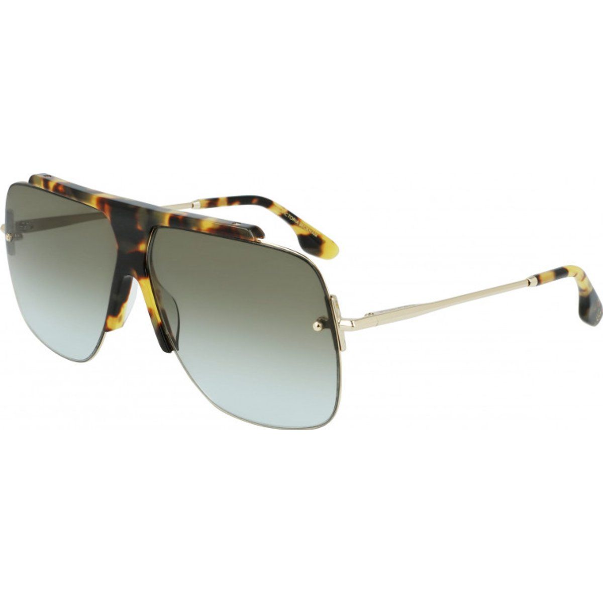 Aviator Shield Sonnenbrille Schildpatt