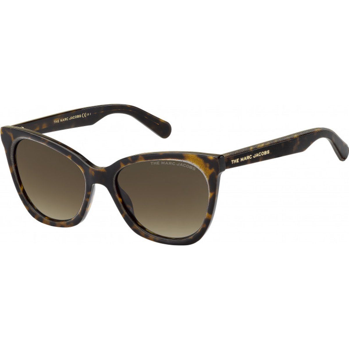 Cat-Eye Sonnenbrille mit Schildpattmuster