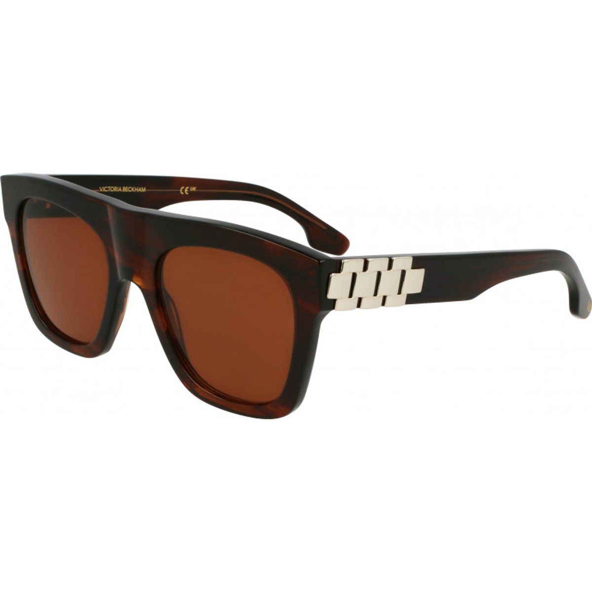 Markante Sonnenbrille mit quadratischem Rahmen