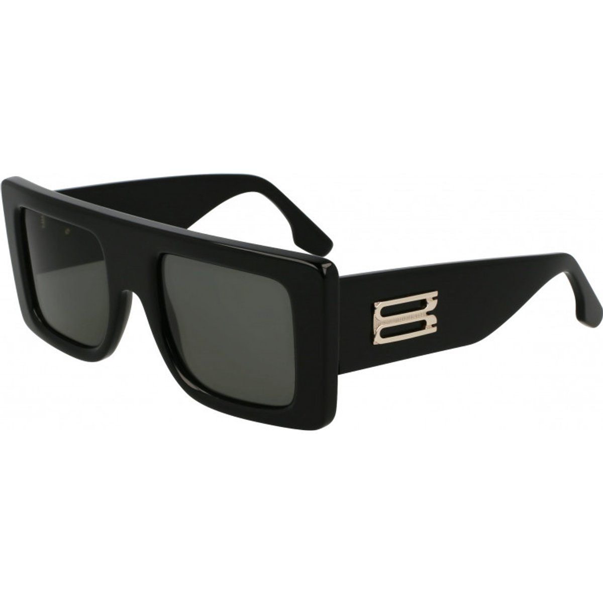 Markante Sonnenbrille mit rechteckigem Rahmen