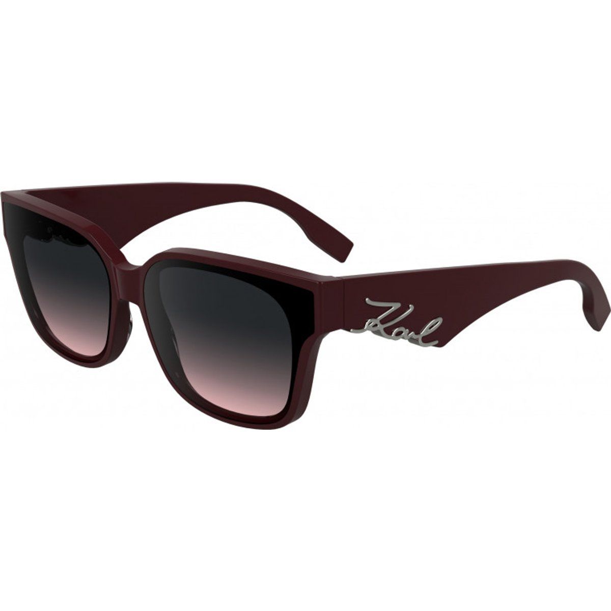 Schicke quadratische Cat-Eye-Sonnenbrille mit Farbverlauf