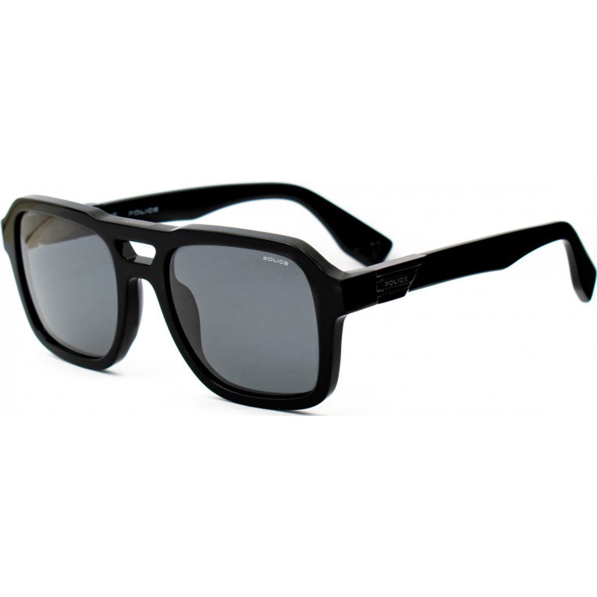 Rechteckige Sonnenbrille mit Vollrand