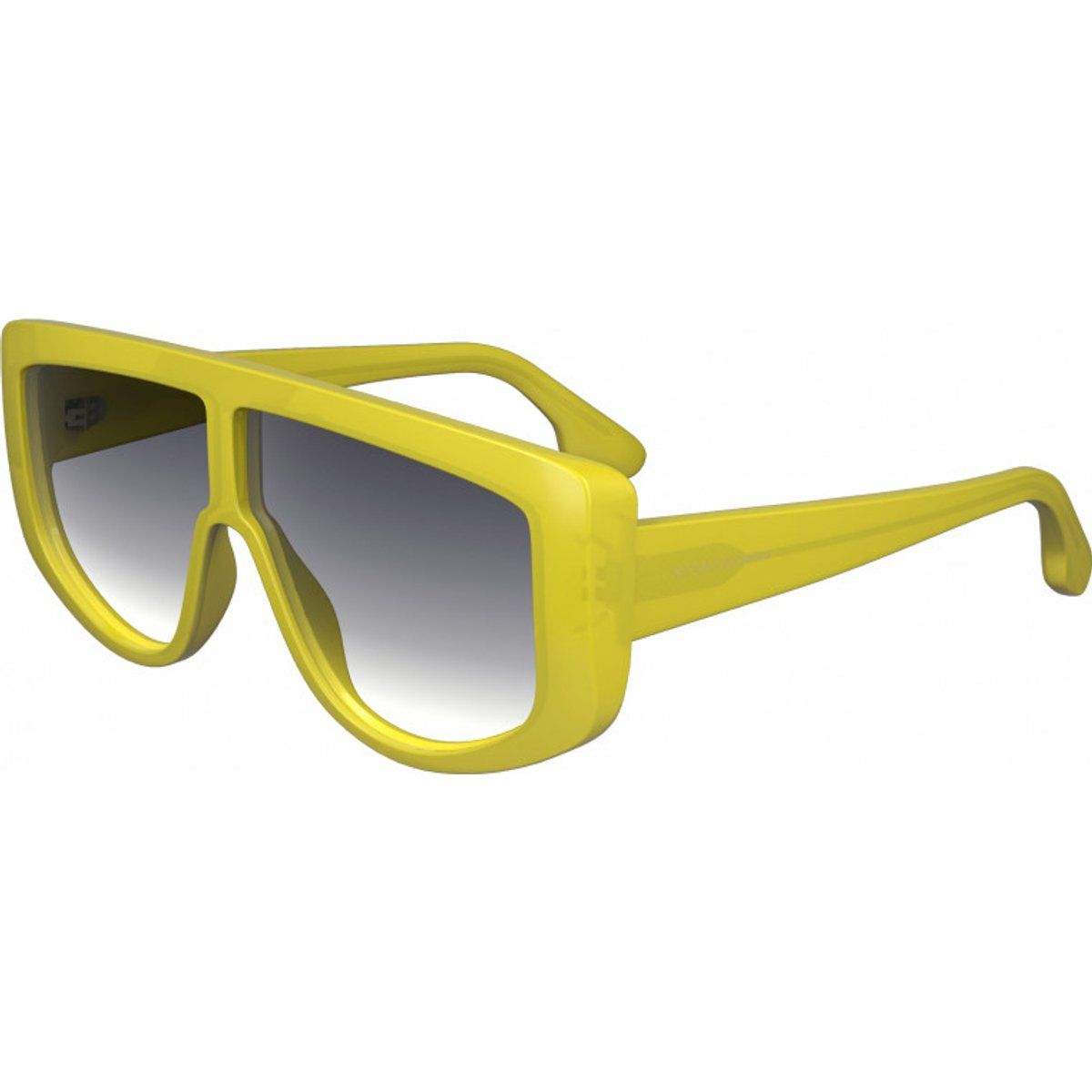 Übergroße Shield-Sonnenbrille mit Farbverlauf