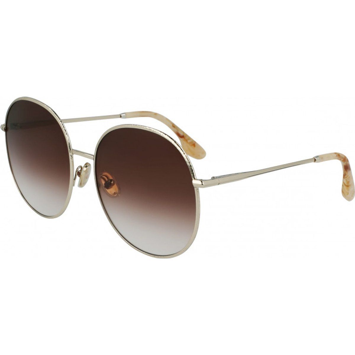 Sonnenbrille mit rundem Rahmen und Farbverlaufsgläsern