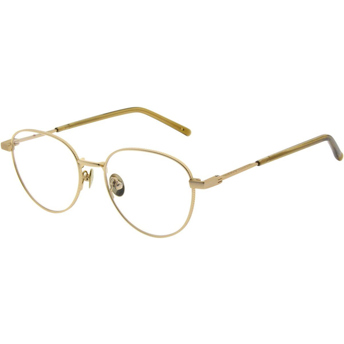 Runde Metallrahmen Brille