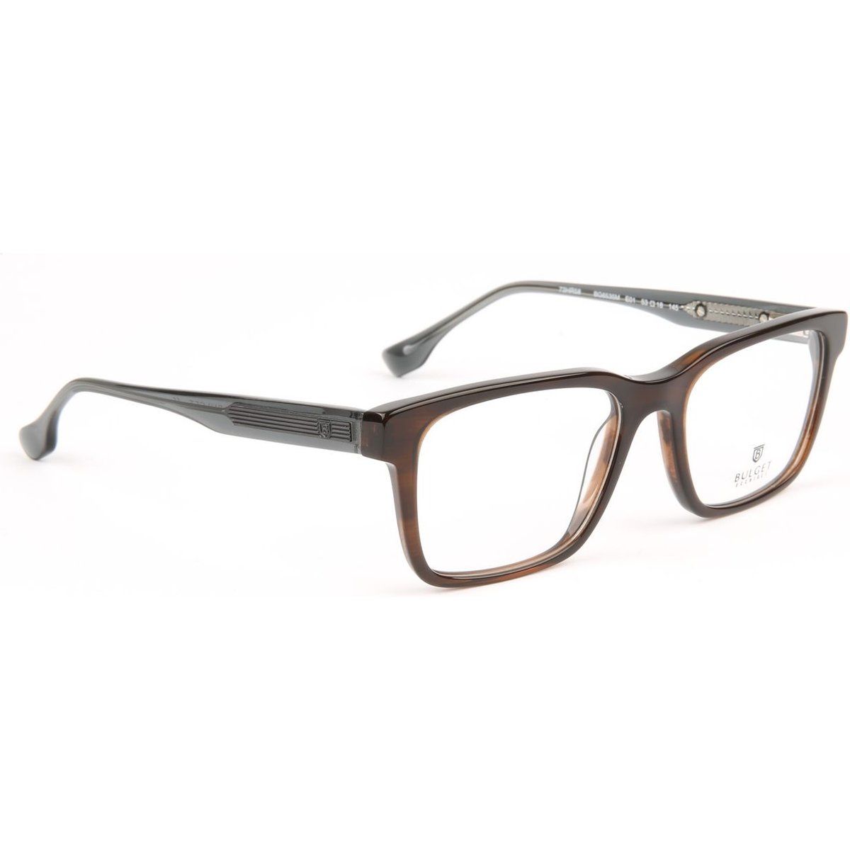 Rechteckige Acetat-Brille mit Vollrand
