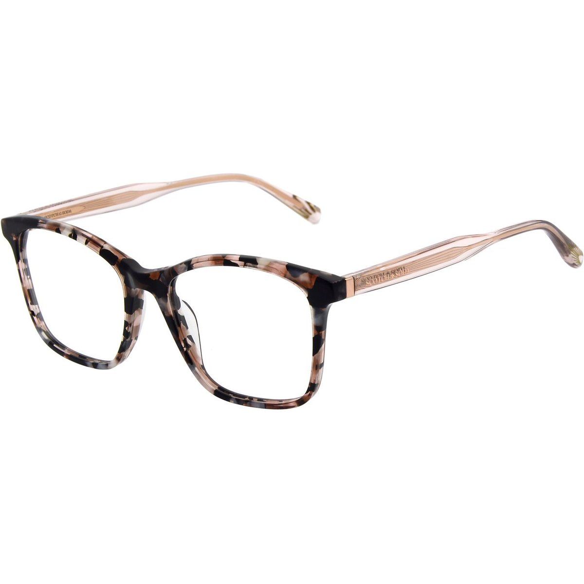 Gemusterte quadratische Brille