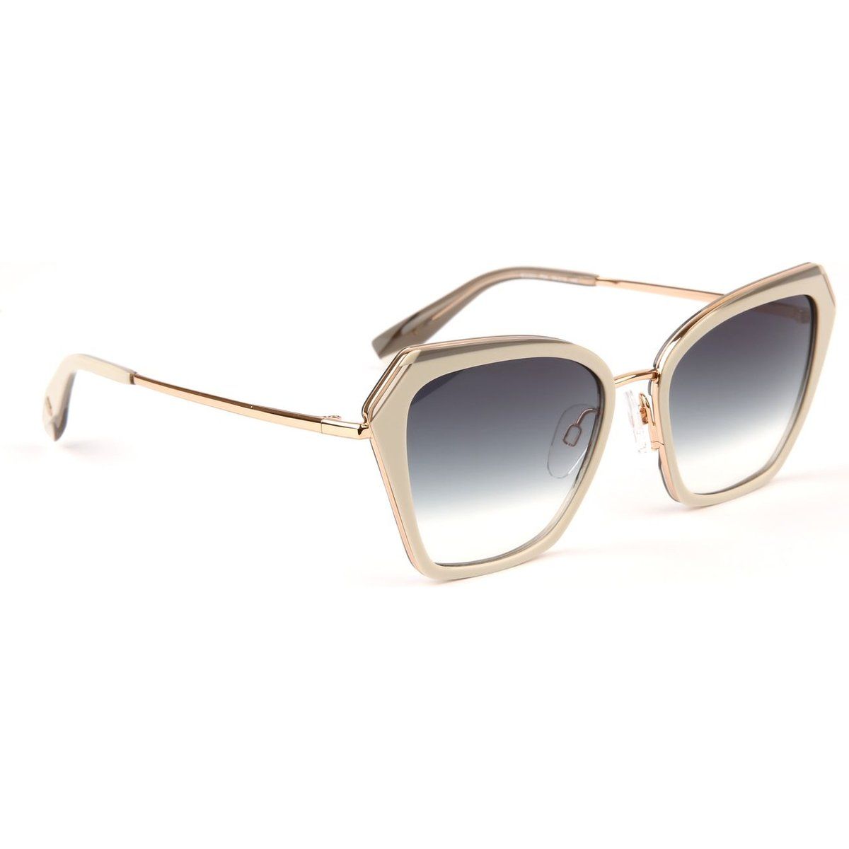 Eckige Cat-Eye-Sonnenbrille