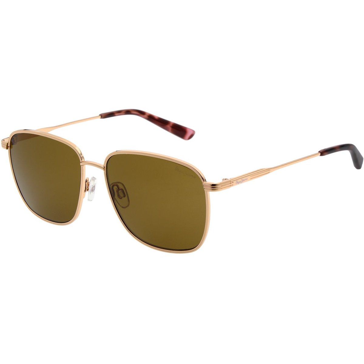 Quadratische Pilotenbrille mit Metallrahmen