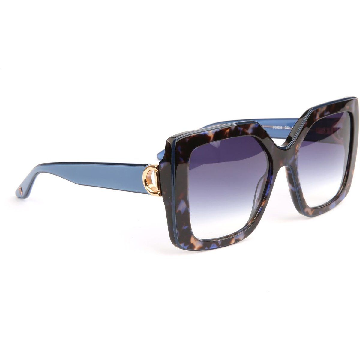 Übergroße Sonnenbrille mit Schildpattrahmen
