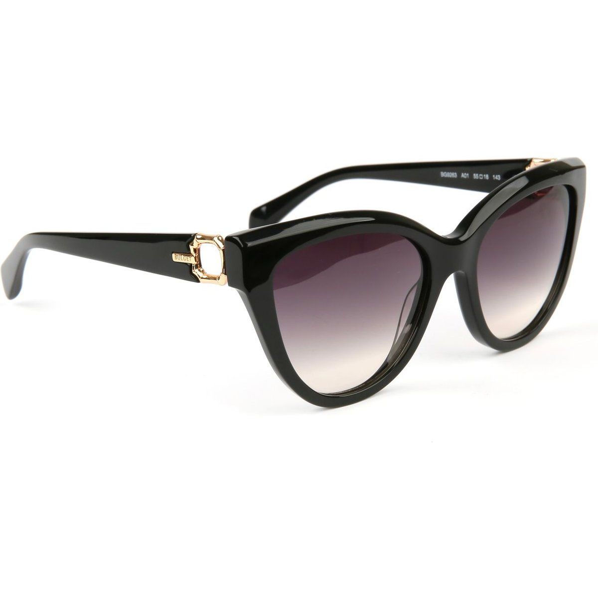 Elegante schwarze Cat-Eye-Sonnenbrille