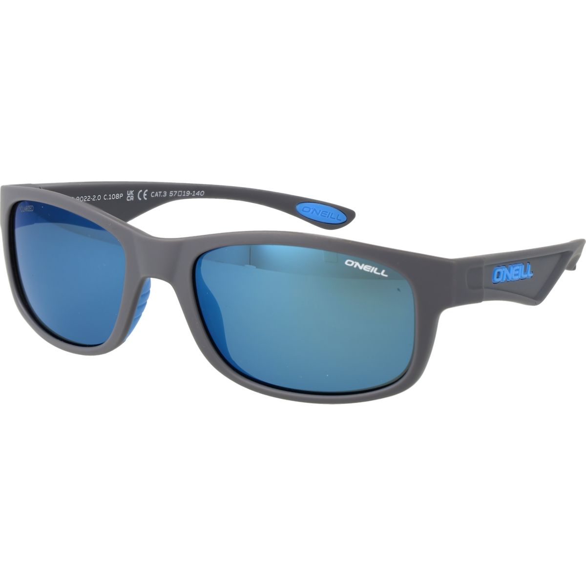 Rechteckige Sonnenbrille mit Vollrand