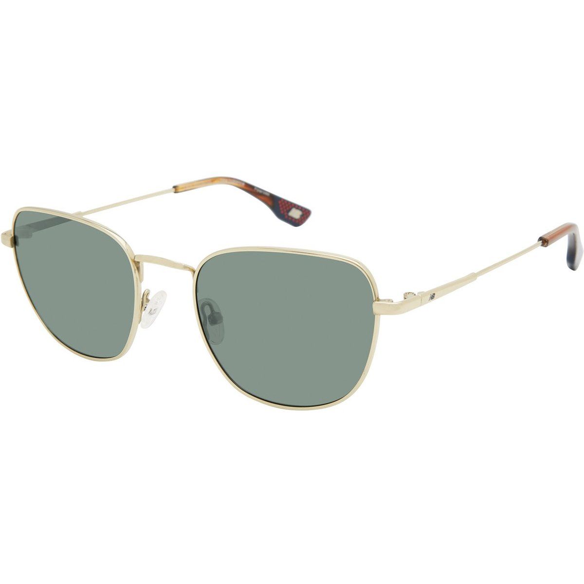 Goldene Metallrahmen Quadratische Sonnenbrille