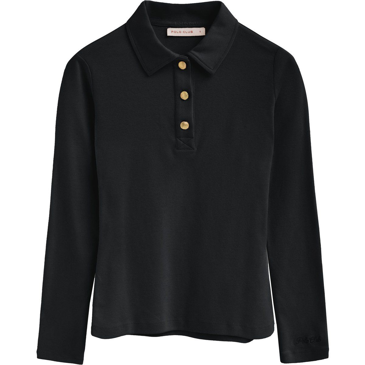 Damen Langarm Piqué Poloshirt