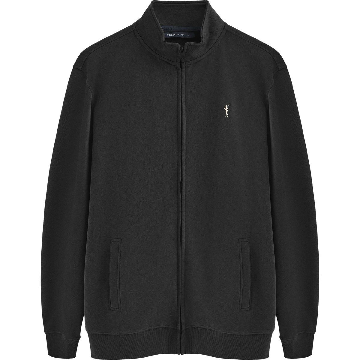 Klassische Sweatshirt Jacke mit Reißverschluss