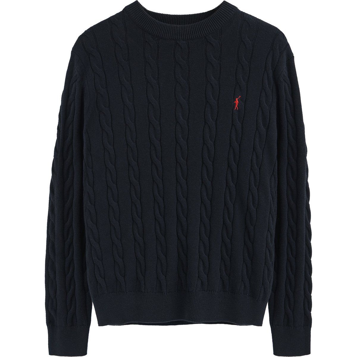 Zopfmuster Wollmischung Pullover