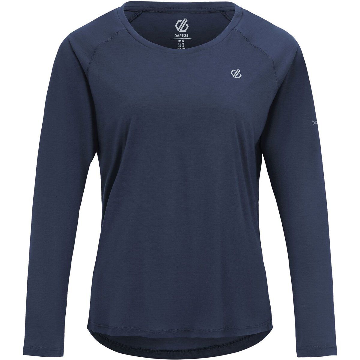 Dare 2B - "Serenity" T-Shirt für Damen, Langärmlig (Marine)