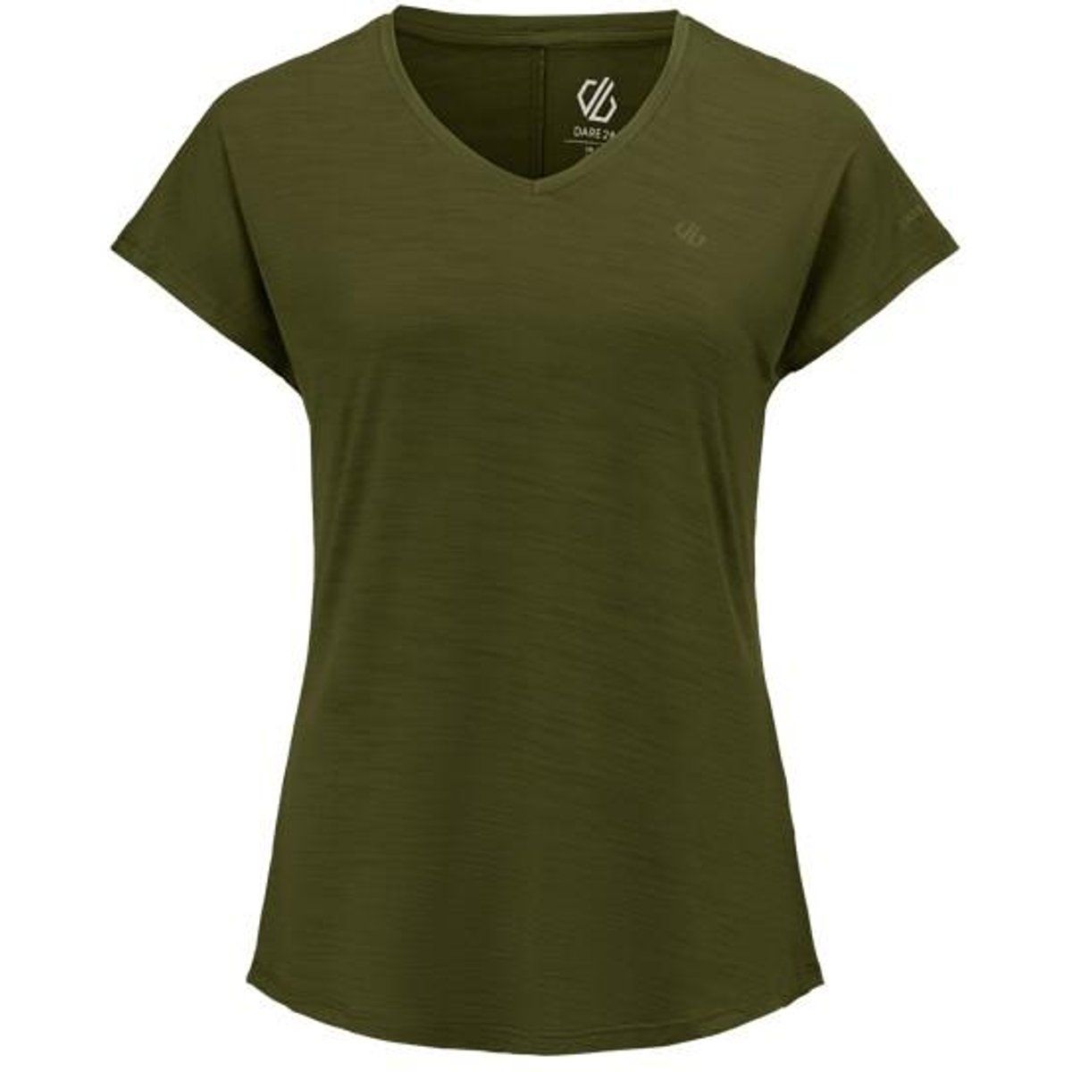 Feuchtigkeitstransportierendes Sport V-Ausschnitt T-Shirt