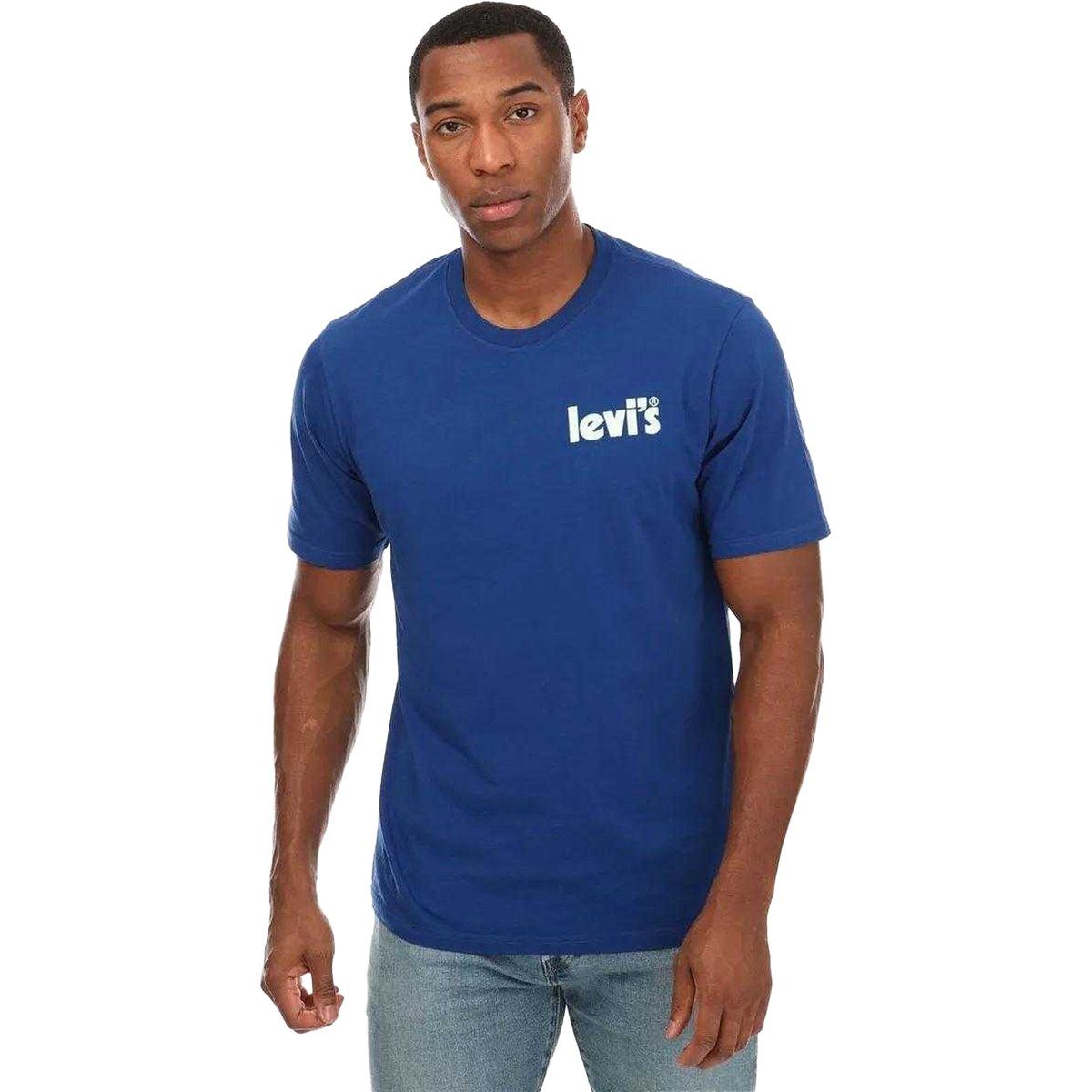 Lässiges T-Shirt mit Rundhalsausschnitt und Logo