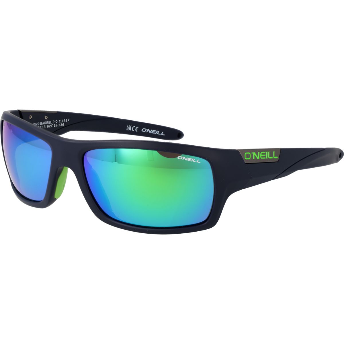 Rechteckige Sonnenbrille mit Vollrand