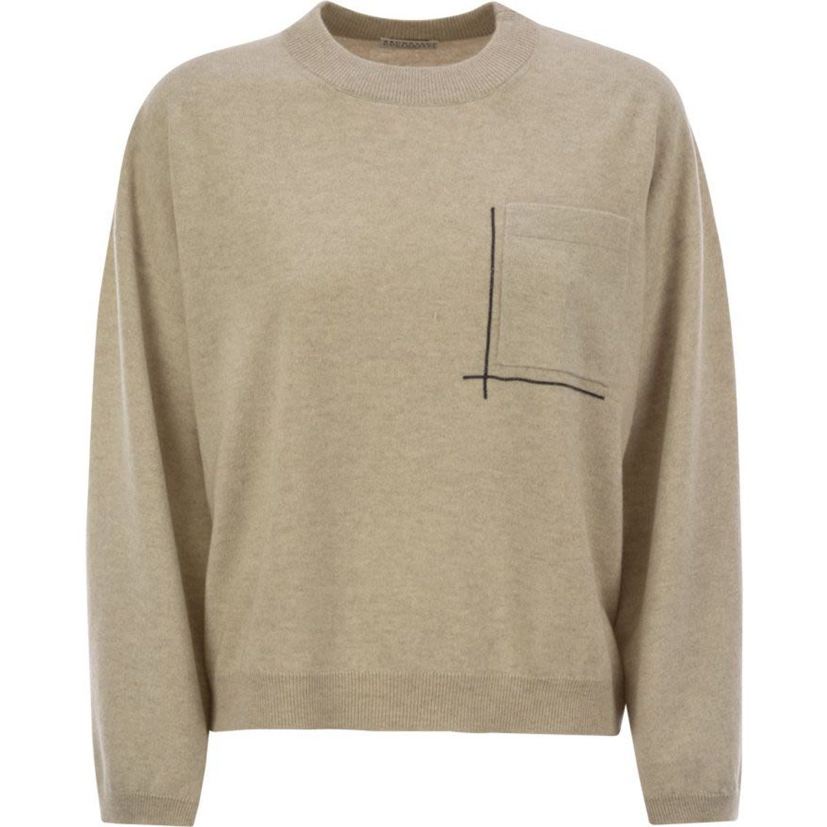 Eleganter Pullover aus Woll-Kaschmir-Mischung