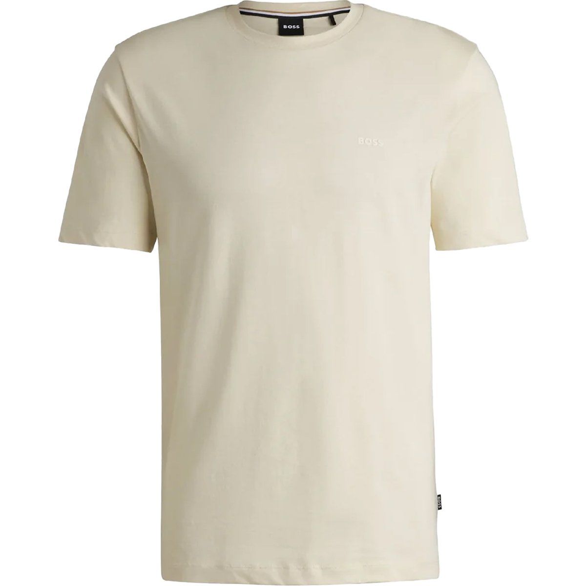 Klassisches Baumwoll-T-Shirt mit Rundhalsausschnitt