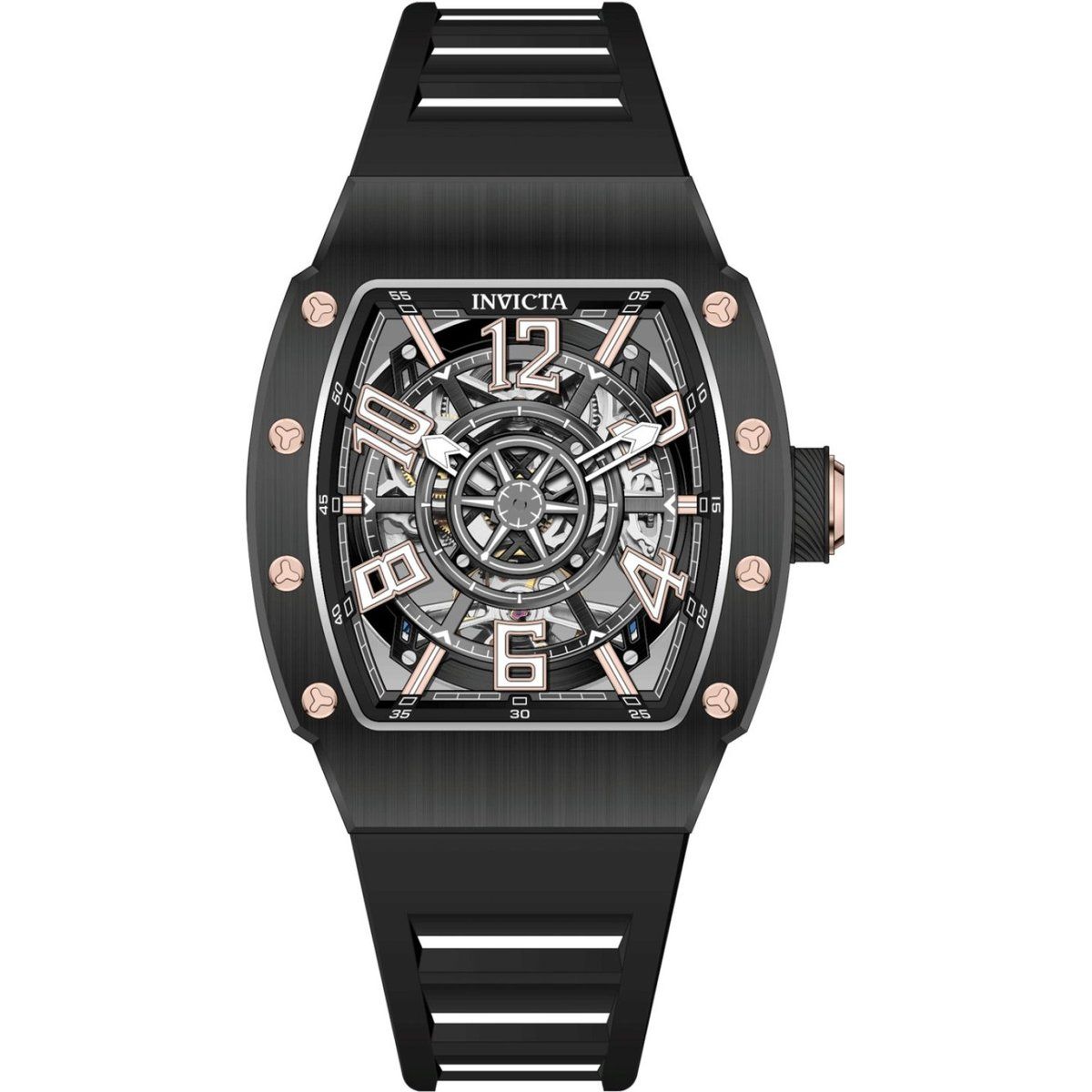 Invicta S1 Rally Herrenuhr mit schwarzem Zifferblatt