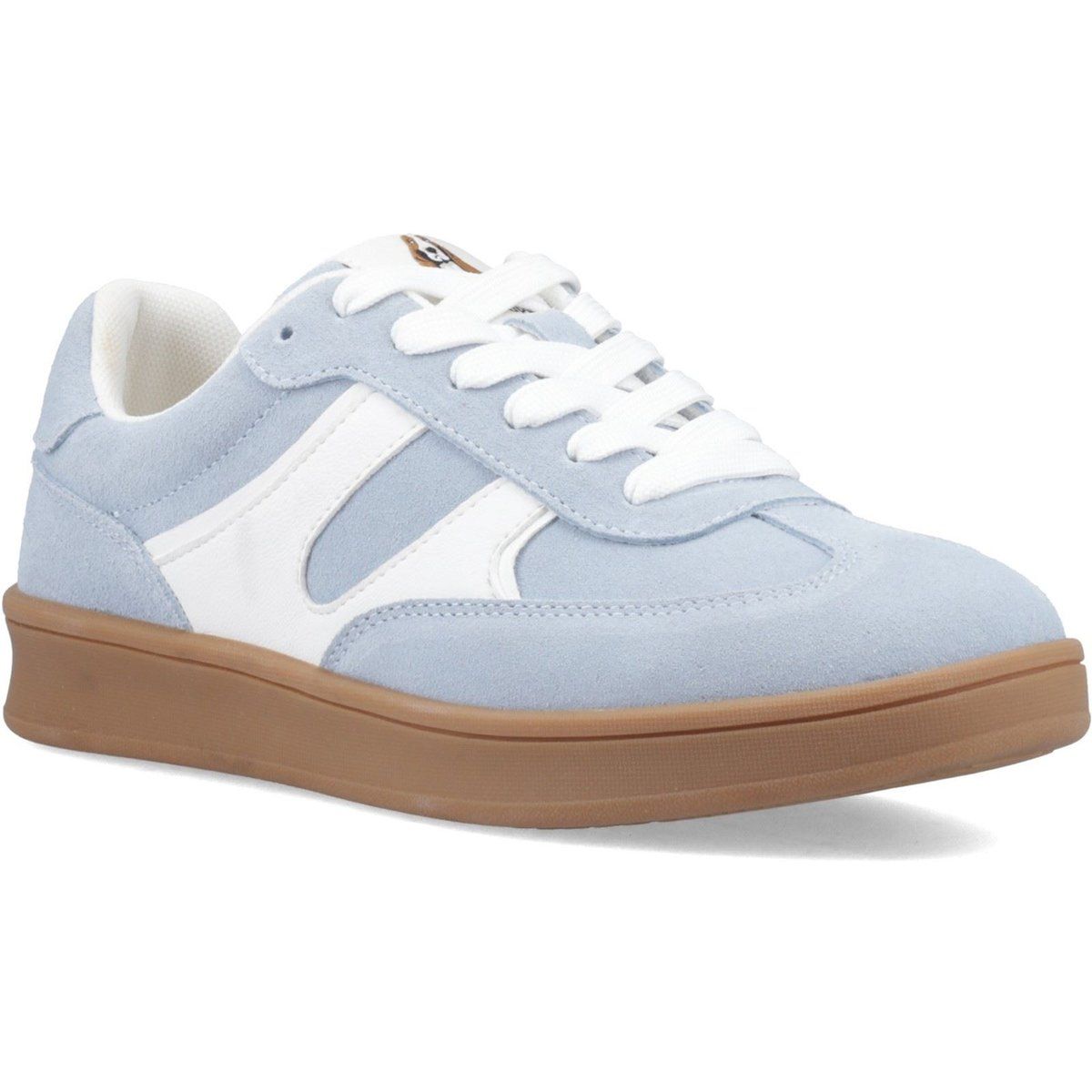 Hush Puppies Maura Wildleder Damen Sneakers Blau