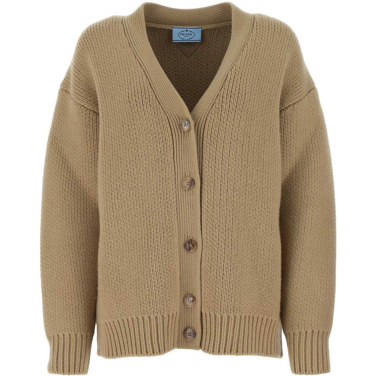Oversize Strickjacke aus Wollmischung