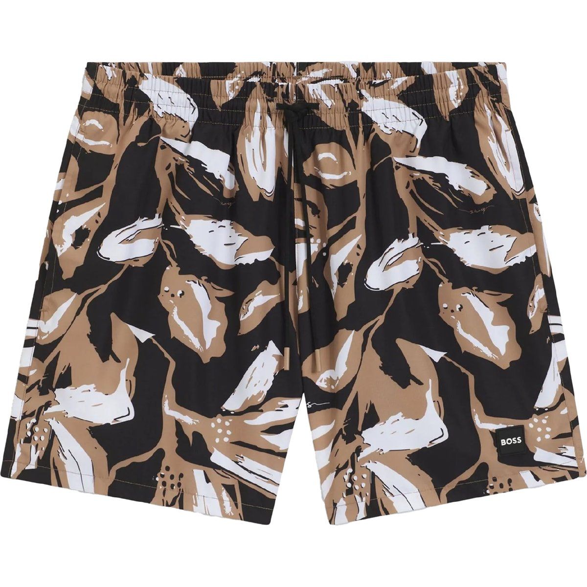 Badeshorts mit Blumendruck